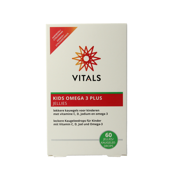 Vitals Kids omega 3 plus jellies 60.00 Stuks