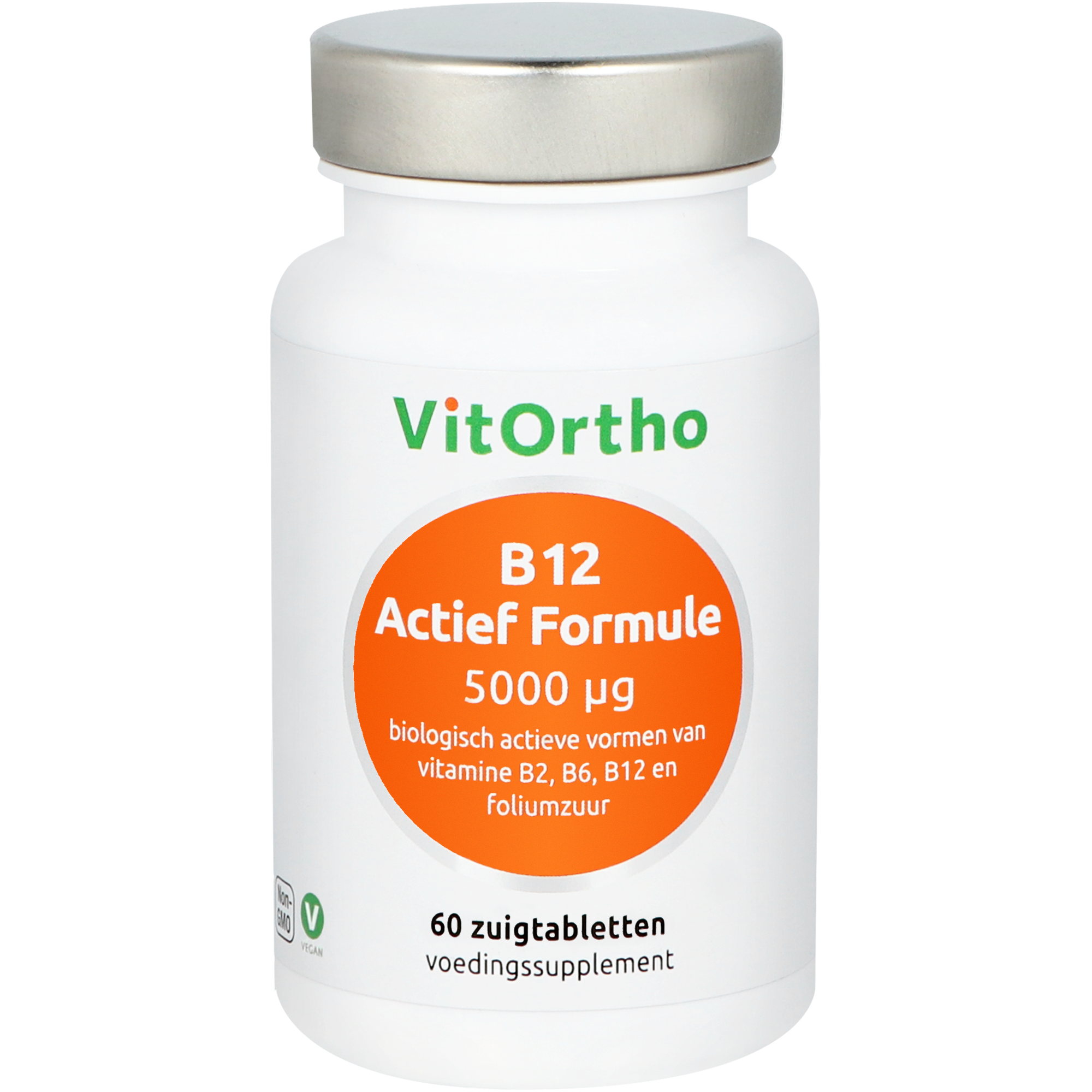 VitOrtho B12 actief formule 5000 mcg 60.00 Zuigtabletten