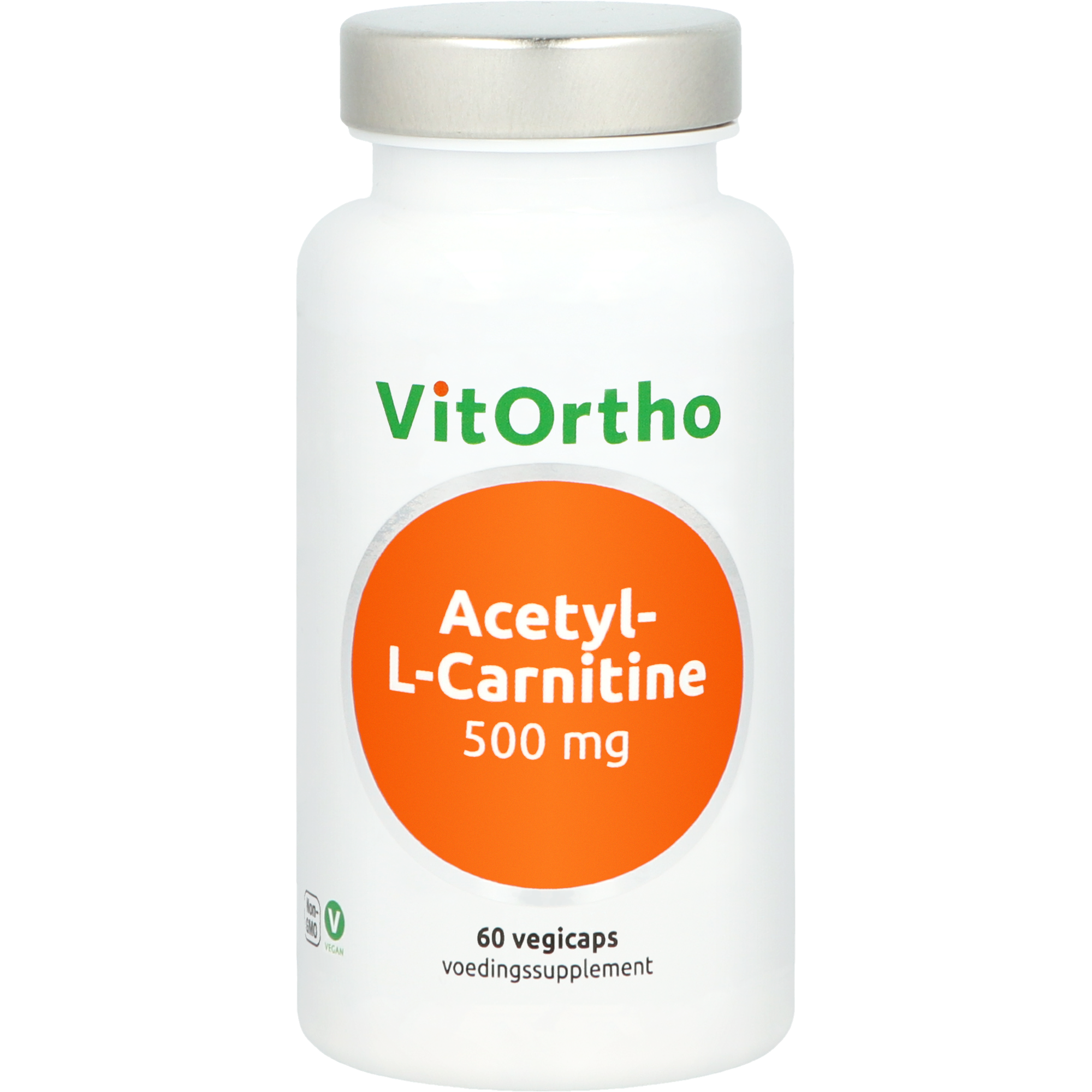 VitOrtho Acetyl-L-Carnitine 500mg 60.00 Vegetarische capsules