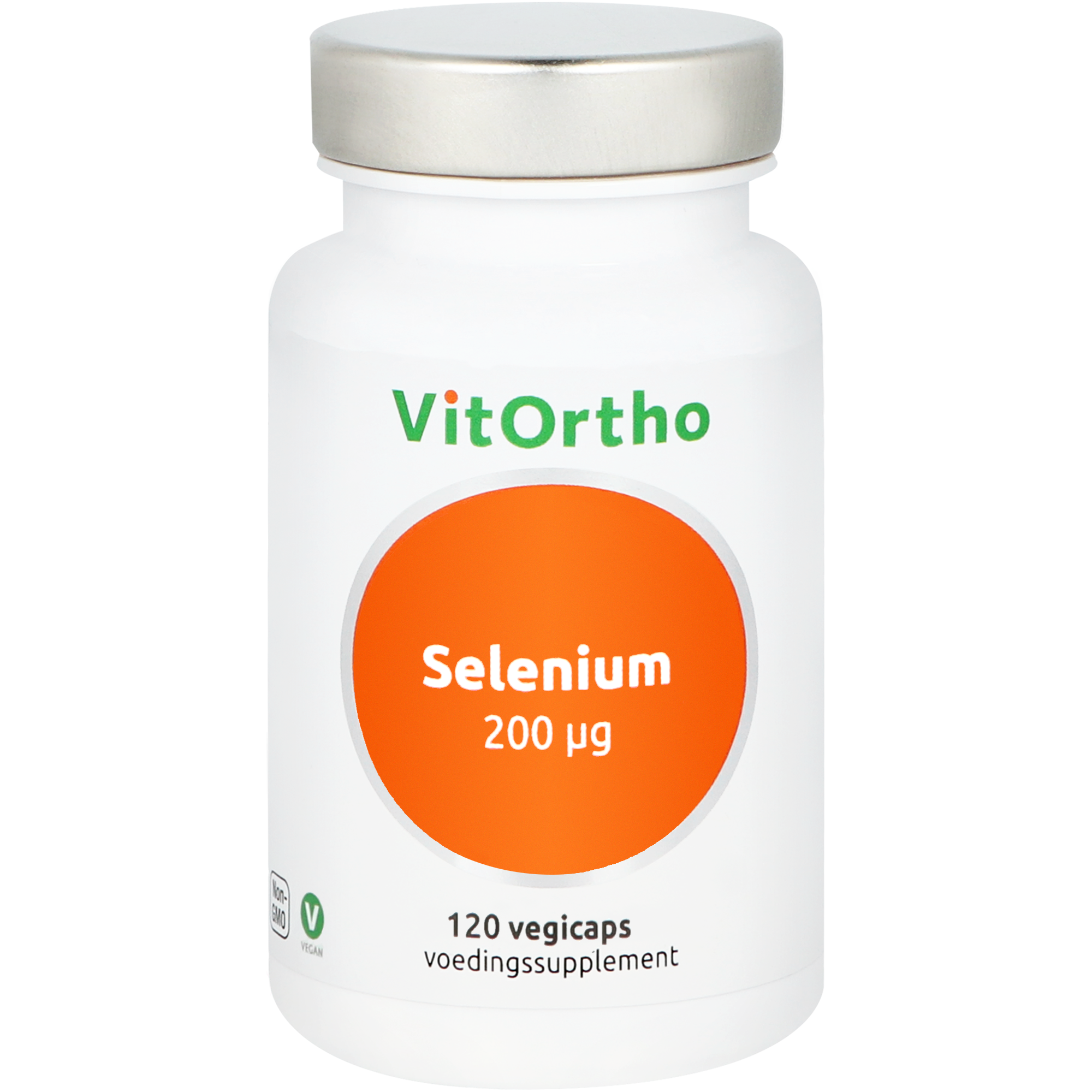VitOrtho Selenium 200mcg 120.00 Vegetarische capsules