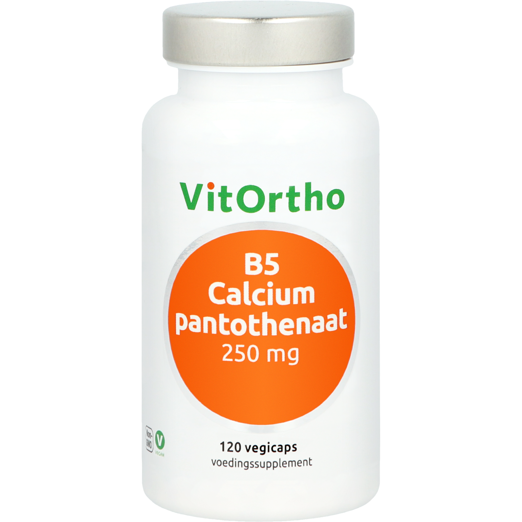 VitOrtho B5 calcium pantothenaat 250mg 120.00 Vegetarische capsules