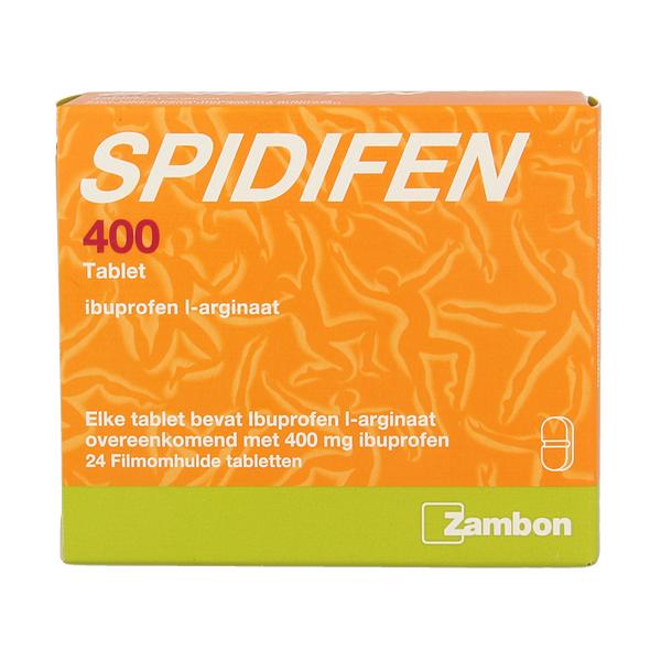 Spidifen Ibuprofen l-arginaat 400mg 24.00 Tabletten