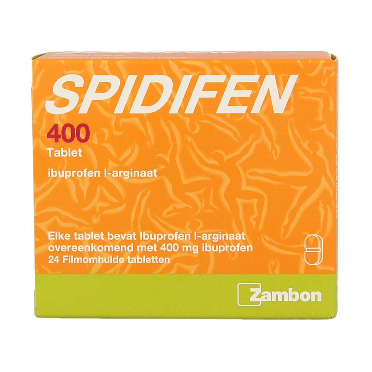 Spidifen Ibuprofen l-arginaat 400mg 24.00 Tabletten