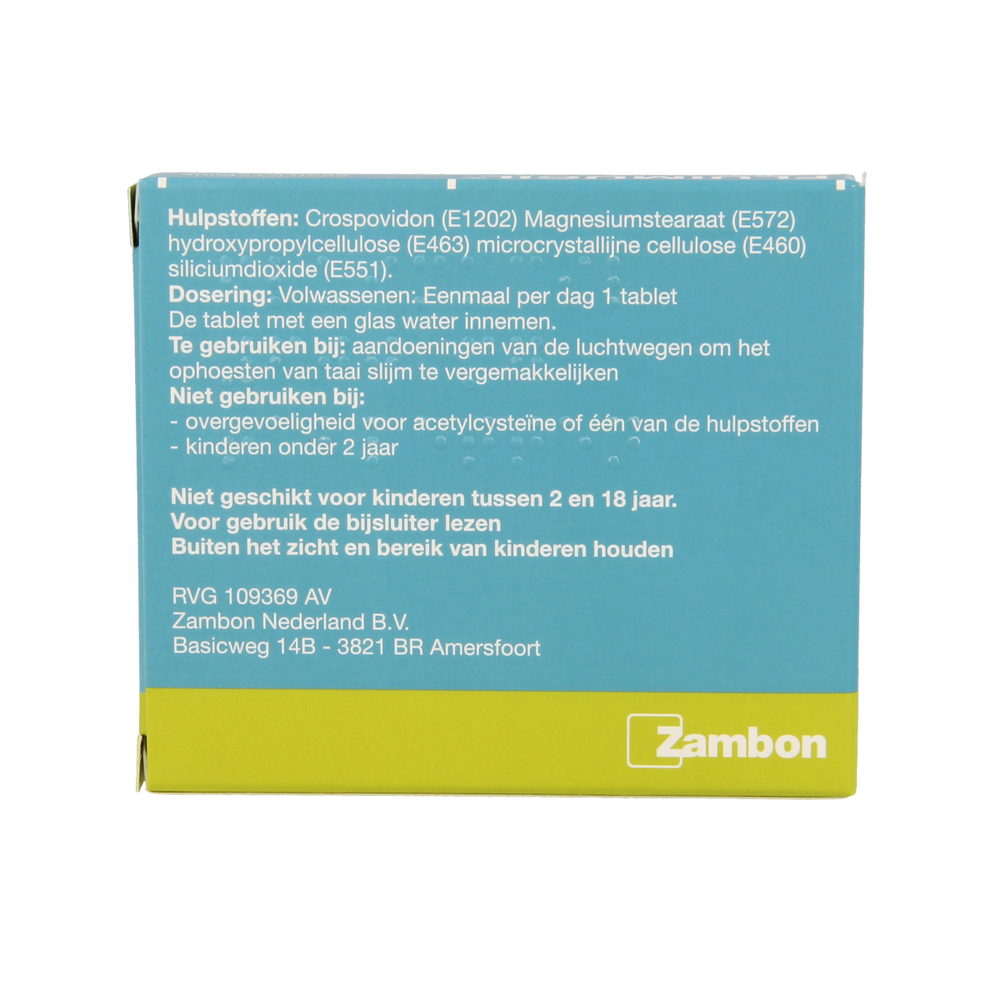 Fluimucil Tablet 600mg 10.00 Tabletten