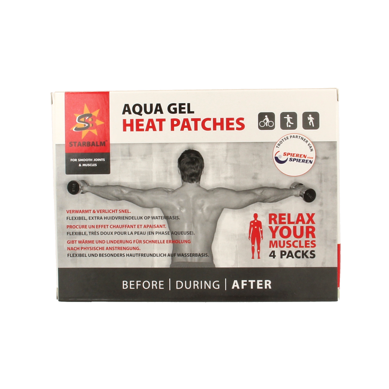 Star balm Aquagel warmtepleister 4 Stuks