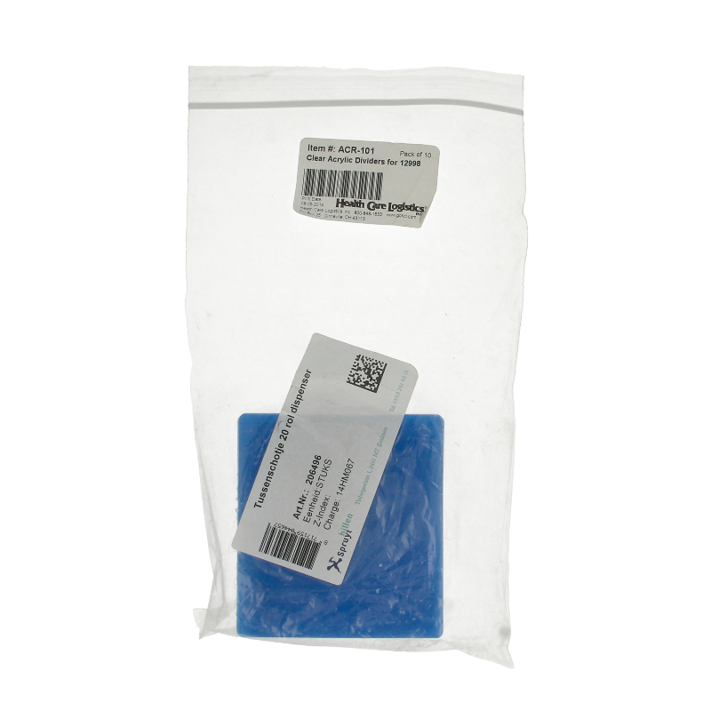 Spruyt Hillen Tussenschotje voor dispenser van 20 rollen 1 Stuks