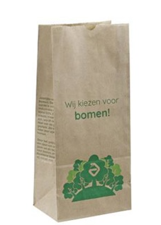 Spruyt Hillen Blokbodemzak escupac papier boom 14x9,5x31cm 500.00 Stuks