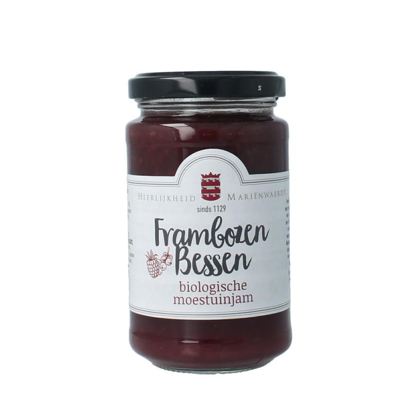 Marienwaerdt Moestuinjam bes framboos bio 250 Gram