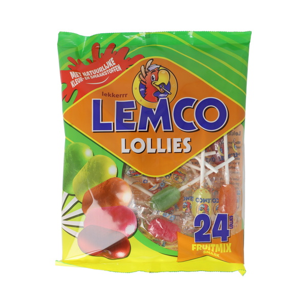 Lemco Vruchten lollies 240.00 Gram