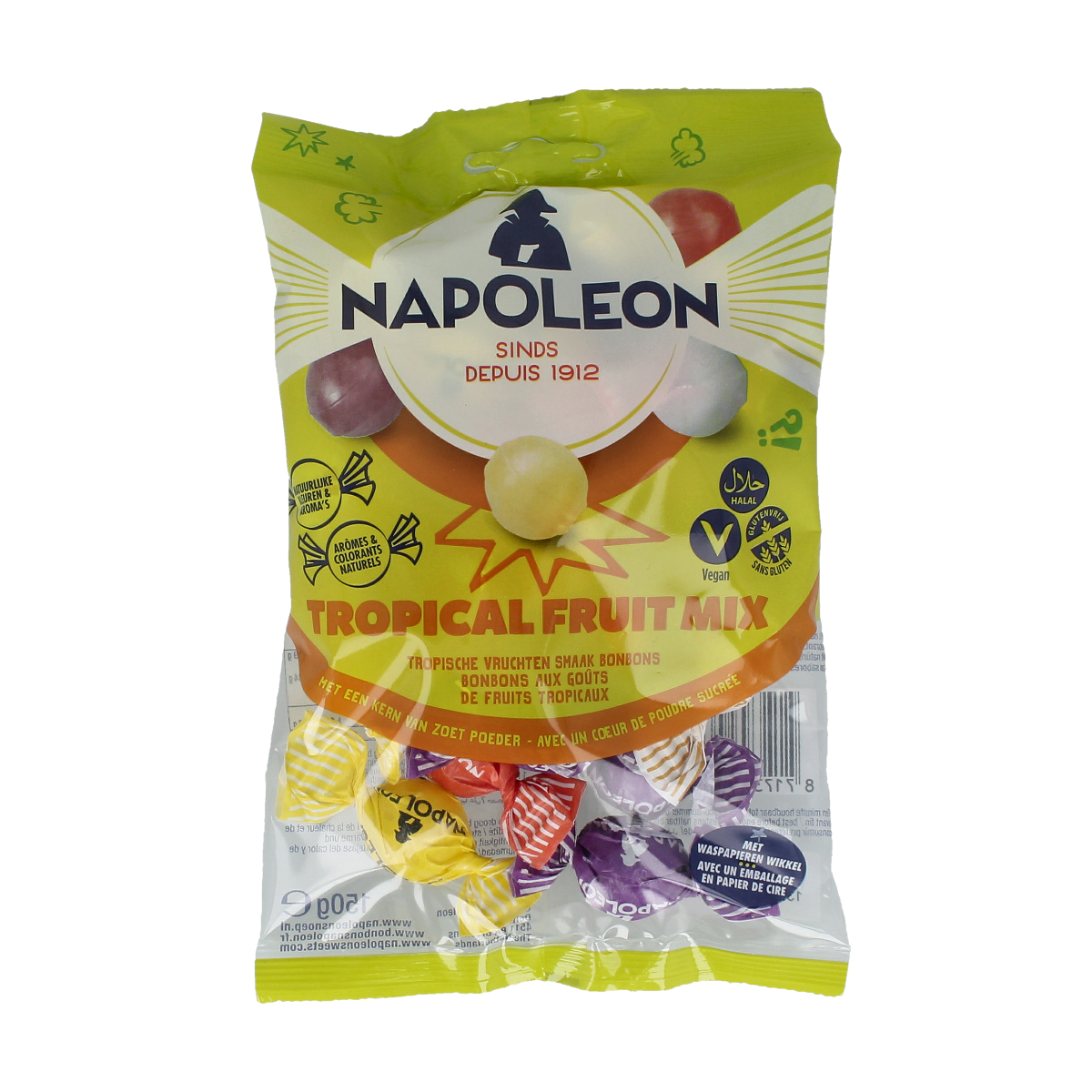 Napoleon Tropische vruchten kogels 150.00 Gram