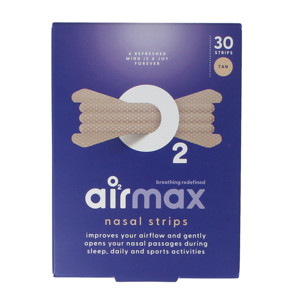 Airmax Nasal strips  tan 30.00 Stuks
