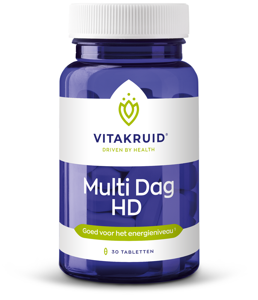 Vitakruid Multi Dag HD 100% Vegan 30 Tabletten
