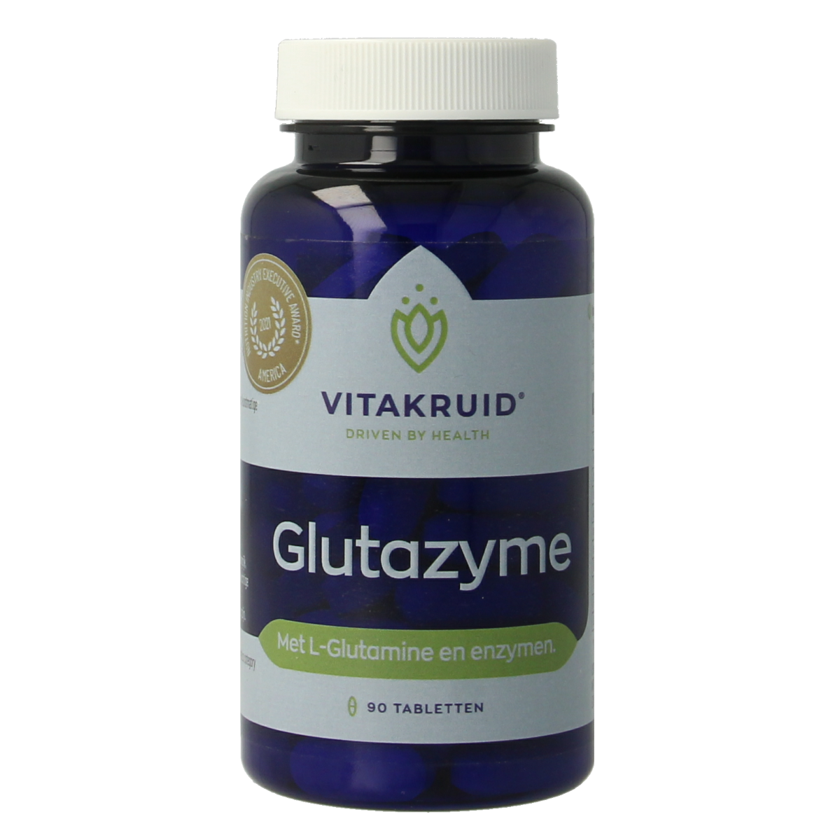 Vitakruid Glutazyme oa Spijsverteringsenzymen en L-Glutamine 90.00 Tabletten