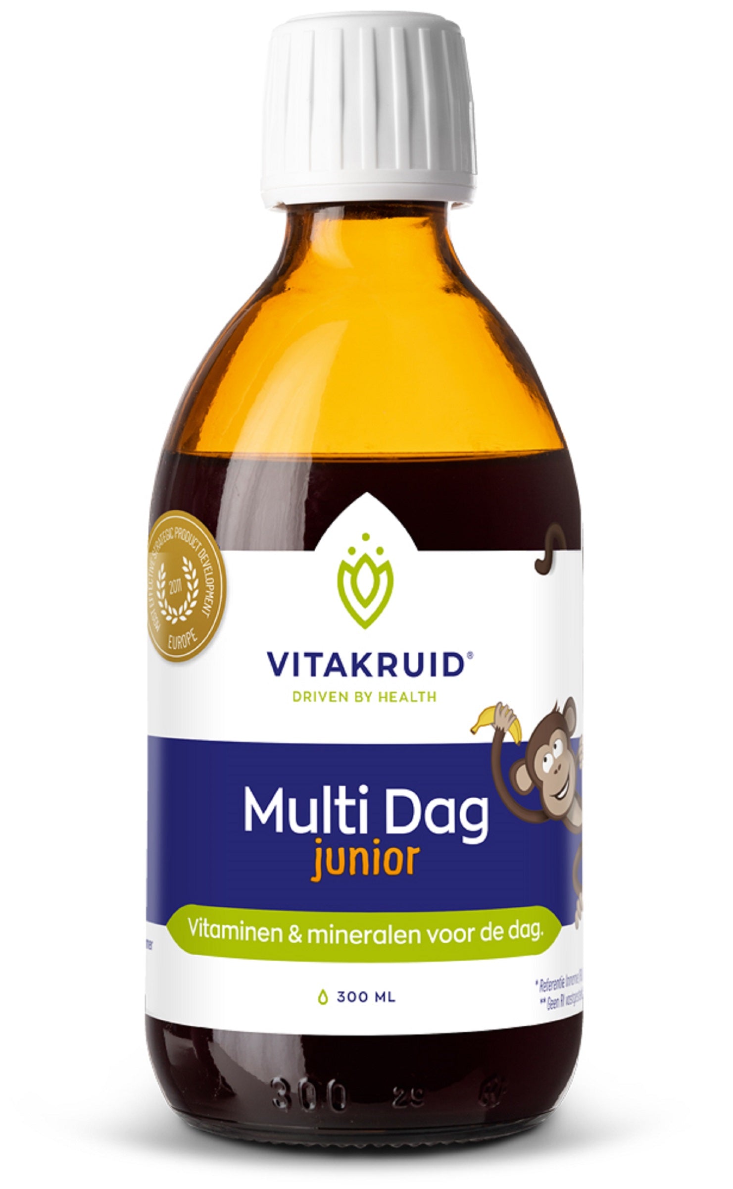 Vitakruid Multi Dag Junior 100% Vegan 300 Milliliter