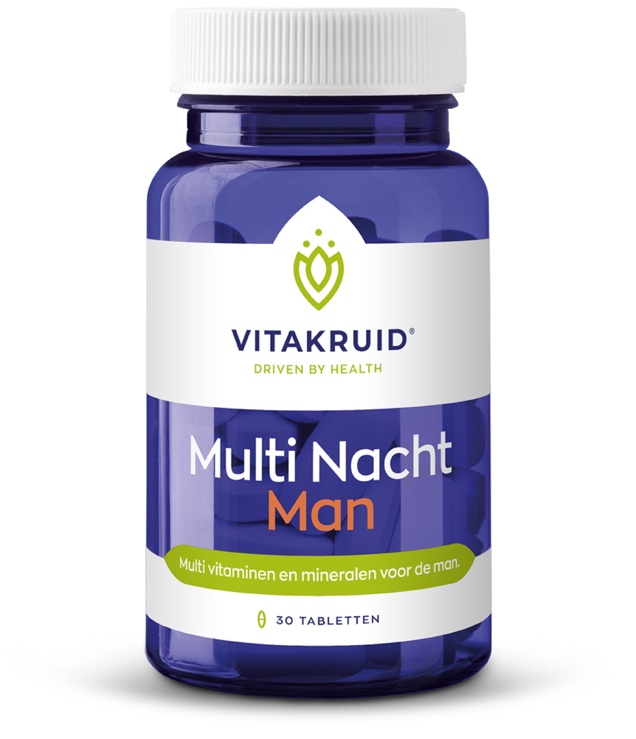 Vitakruid Multi Nacht Man 100% Vegan 30 Tabletten