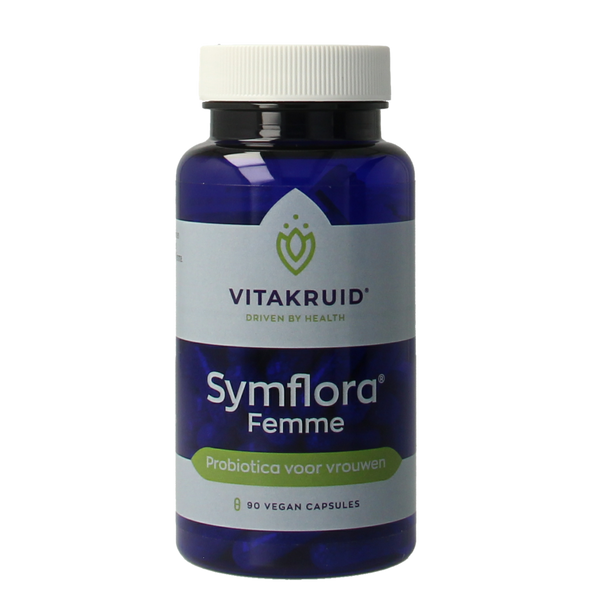 Vitakruid Symflora Femme Probiotica voor vrouwen 90.00 Vegetarische capsules