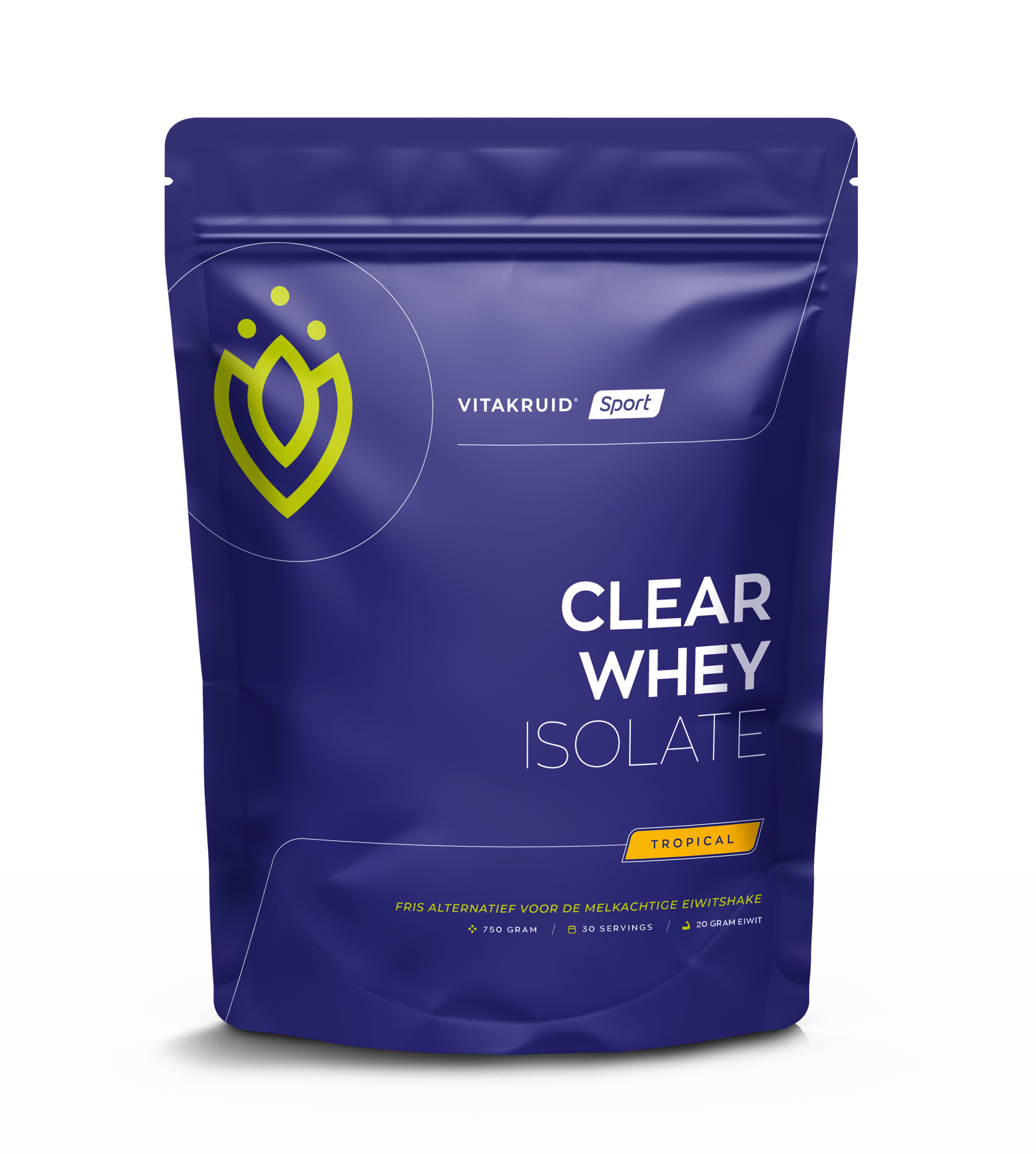 Vitakruid Clear whey isolate tropical 750 Gram