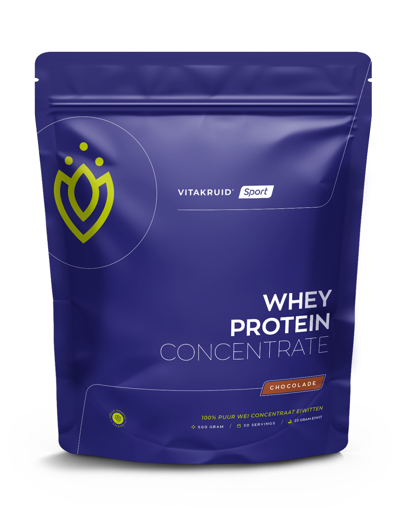Vitakruid Whey protein concentrate  chocolade 900 Gram