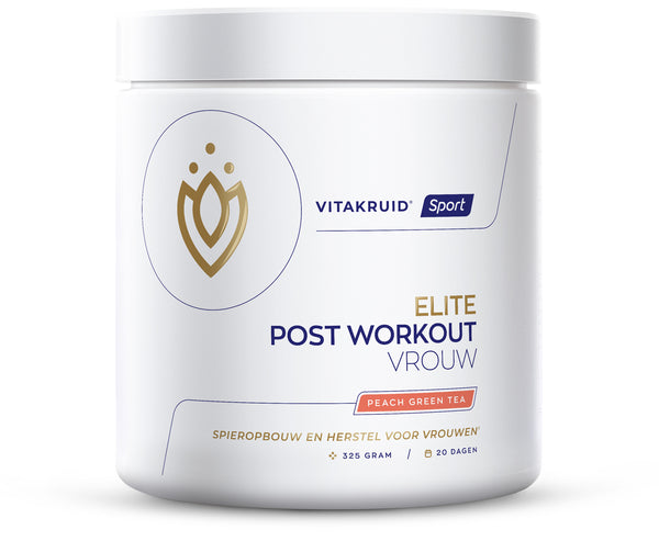 Vitakruid Elite post workout vrouw BCAA 4:1:1 & elektrolyten 325.00 Gram