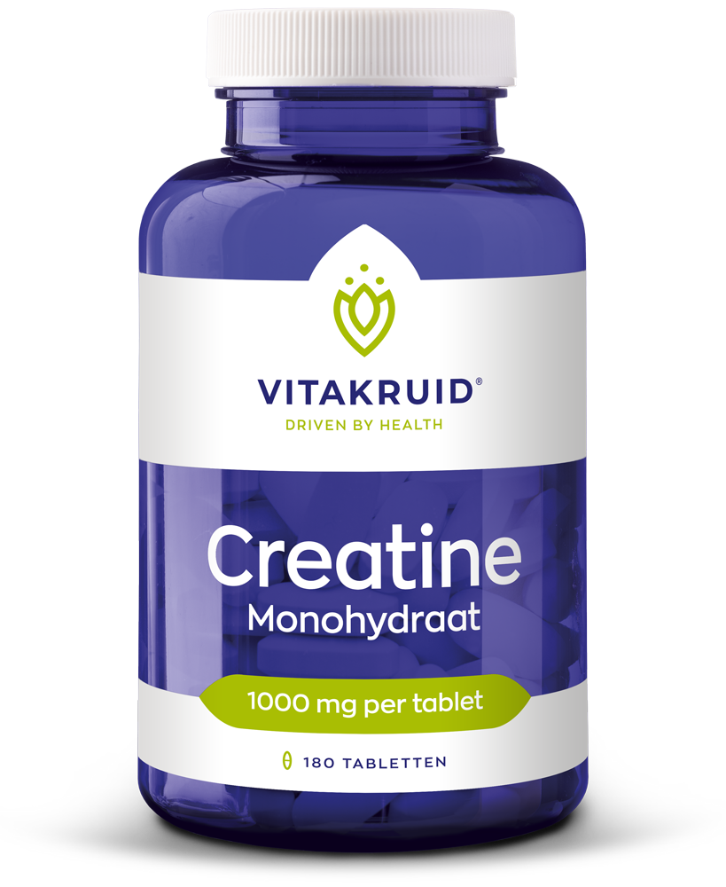 Vitakruid Creatine monohydraat 1000mg 180 Tabletten