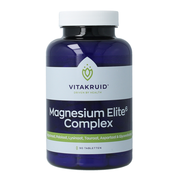 Vitakruid Magnesium elite6 complex oa lysinaat & pidolaat 90.00 Tabletten