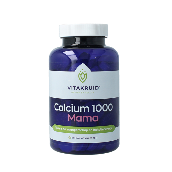 Vitakruid Calcium 1000 Mama zwangerschap & lactatieperiode 90.00 Tabletten