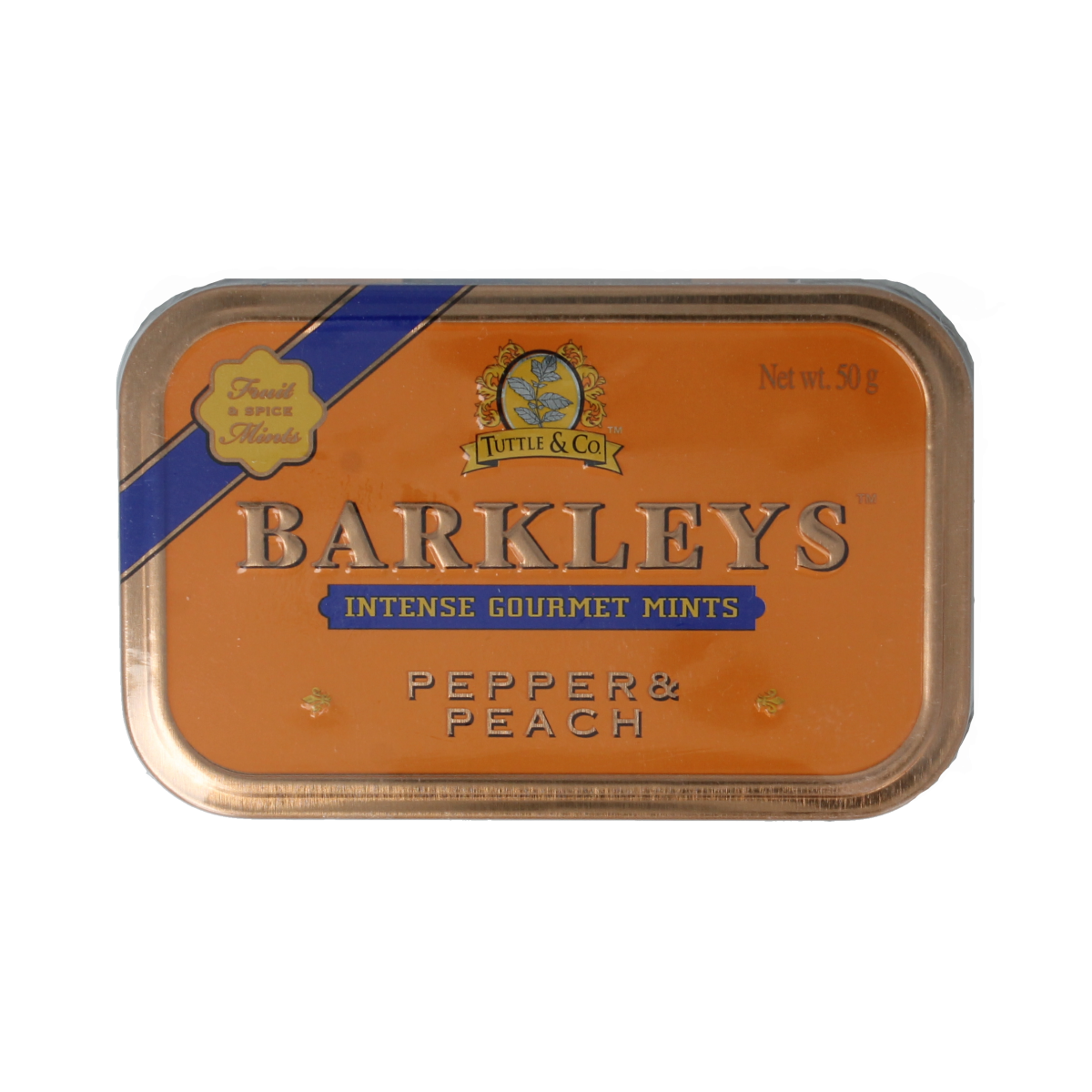 Barkleys Gourmet mints Pepper & Peach 50.00 Gram