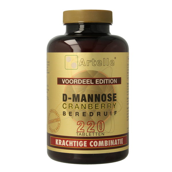 Artelle D-Mannose cranberry berendruif 220.00 Tabletten