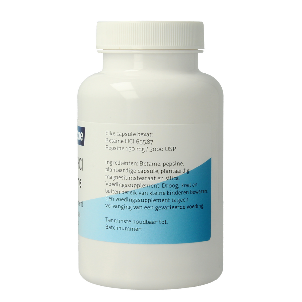 Nova Vitae Betaine HCI met pepsine 90.00 Capsules