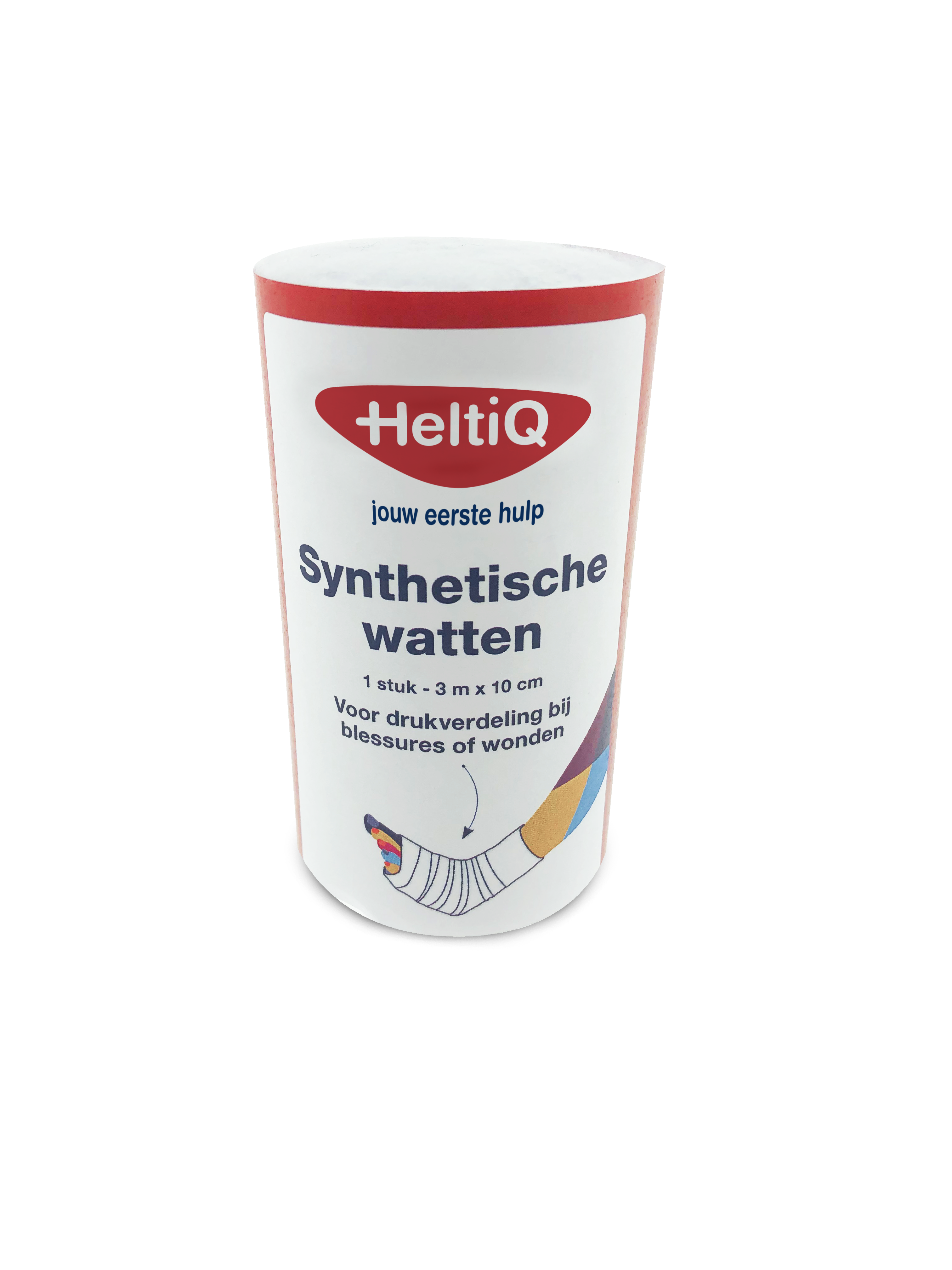 Heltiq Synthetische watten 3m x 10cm 1.00 Rol