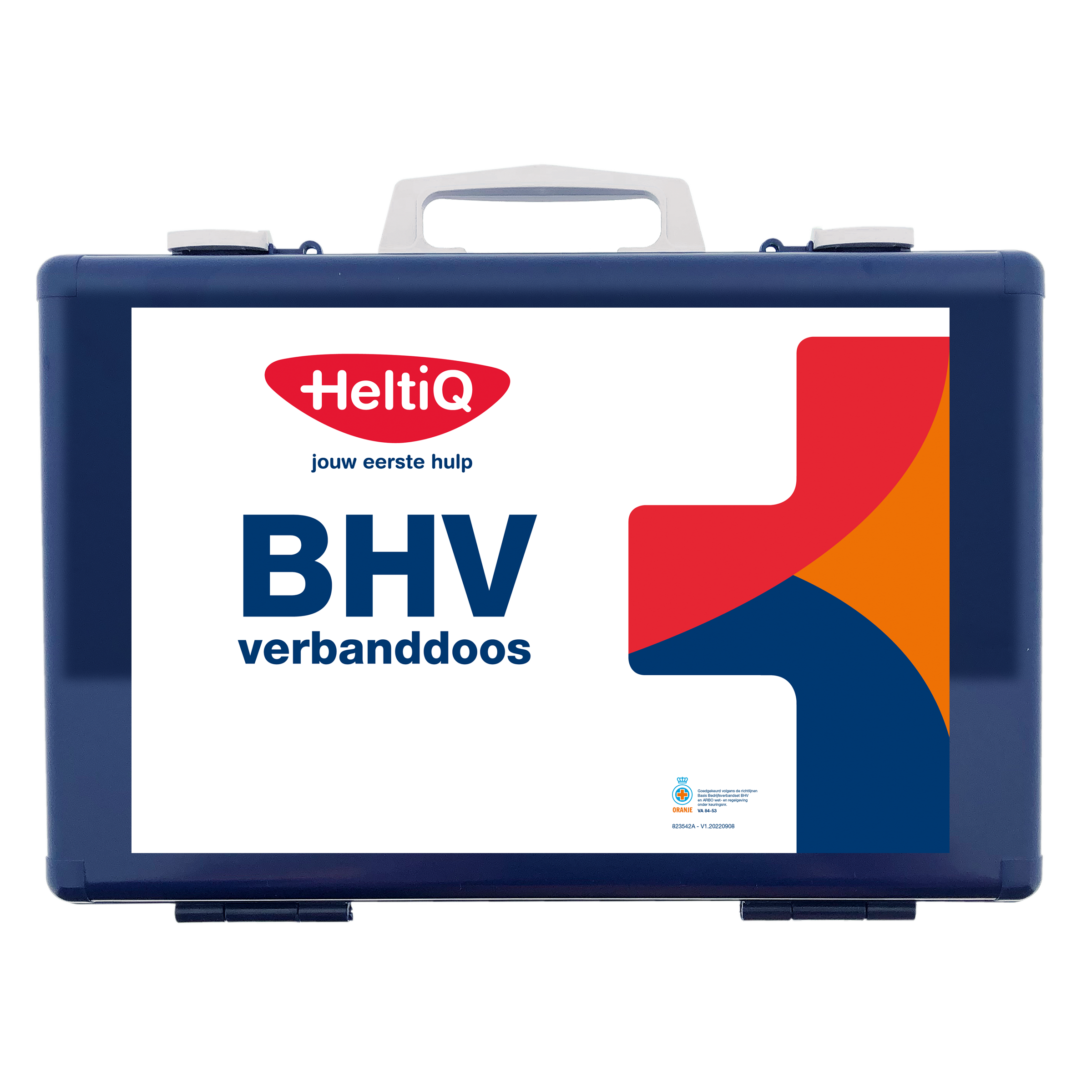 Heltiq BHV verbanddoos modulair (blauw) 1.00 Stuks