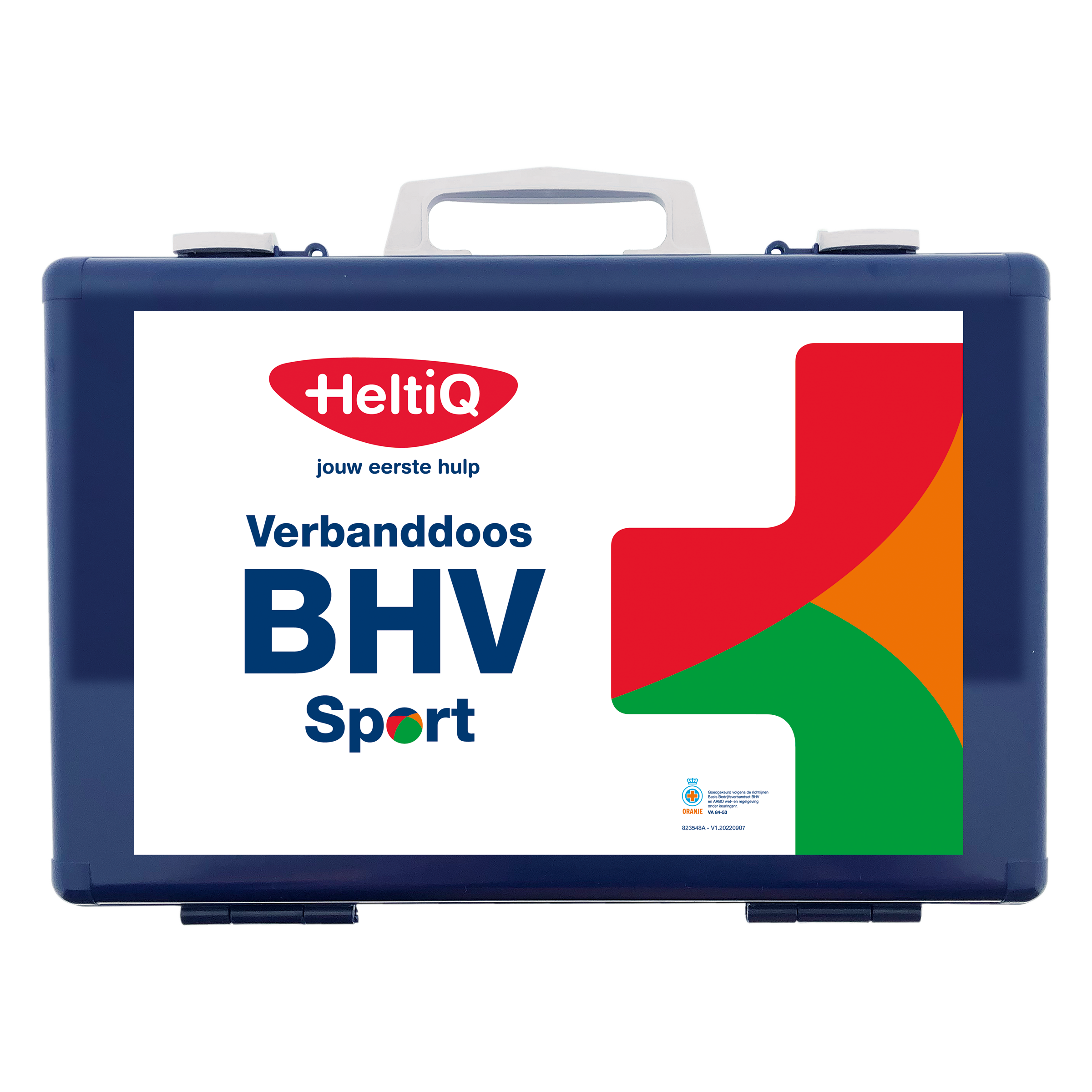 Heltiq BHV verbanddoos modulair sport (blauw) 1.00 Stuks