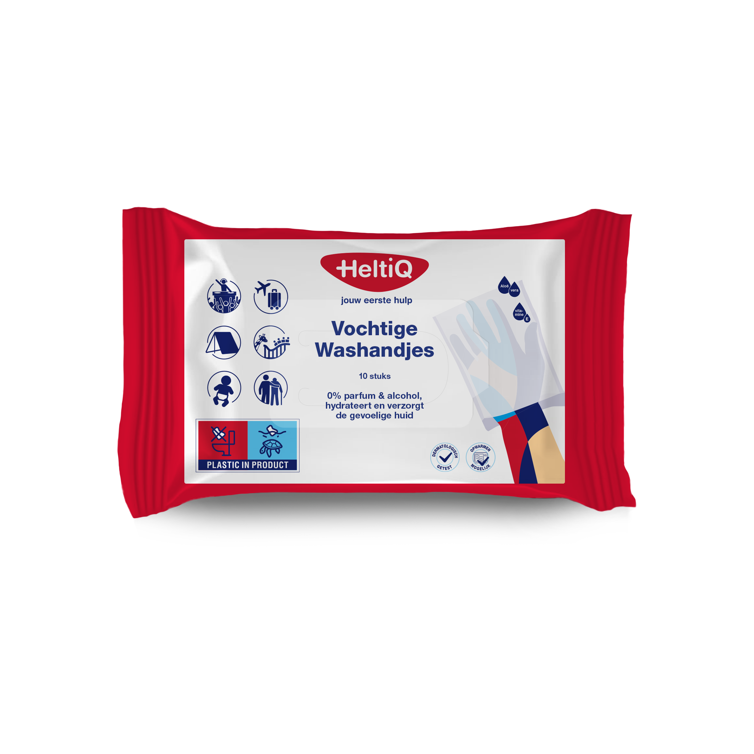 Heltiq Vochtige washandjes 10 Stuks