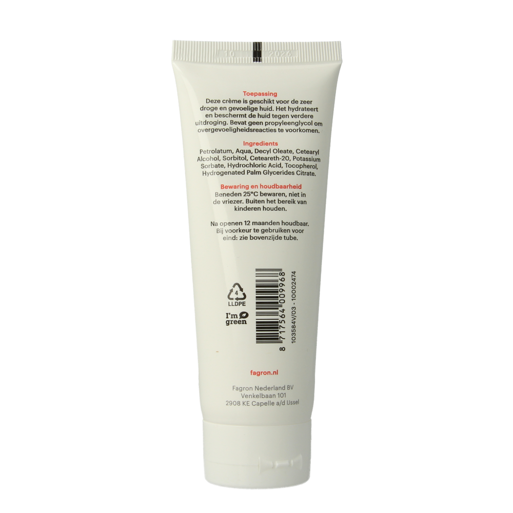 Fagron Cetomacrogol creme 50% vaseline 100.00 Gram