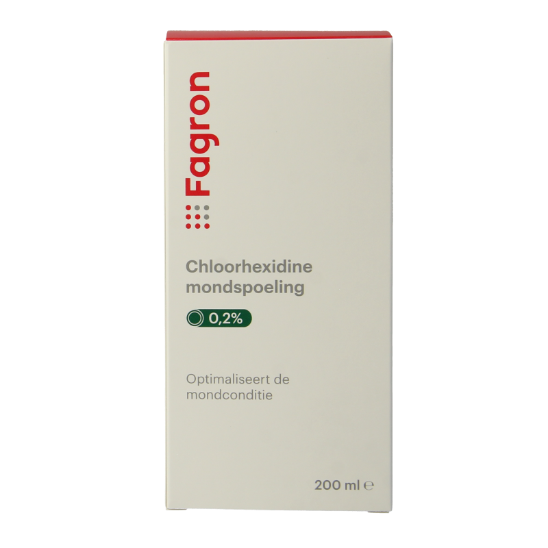 Fagron Chloorhexidine mondspoeling 0.2% 200 Milliliter