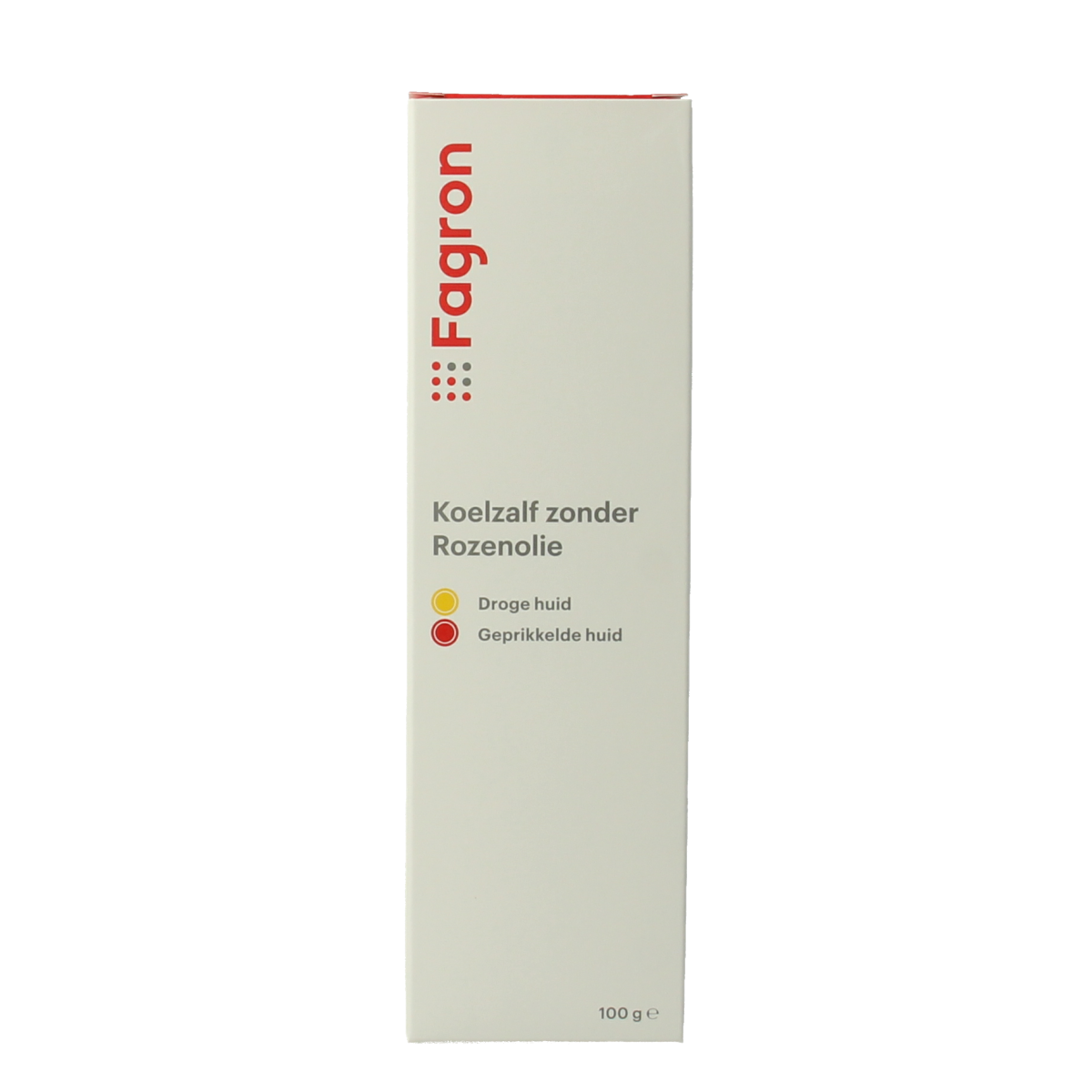 Fagron Koelzalf zonder rozenolie doos & bijsluiter 100.00 Gram