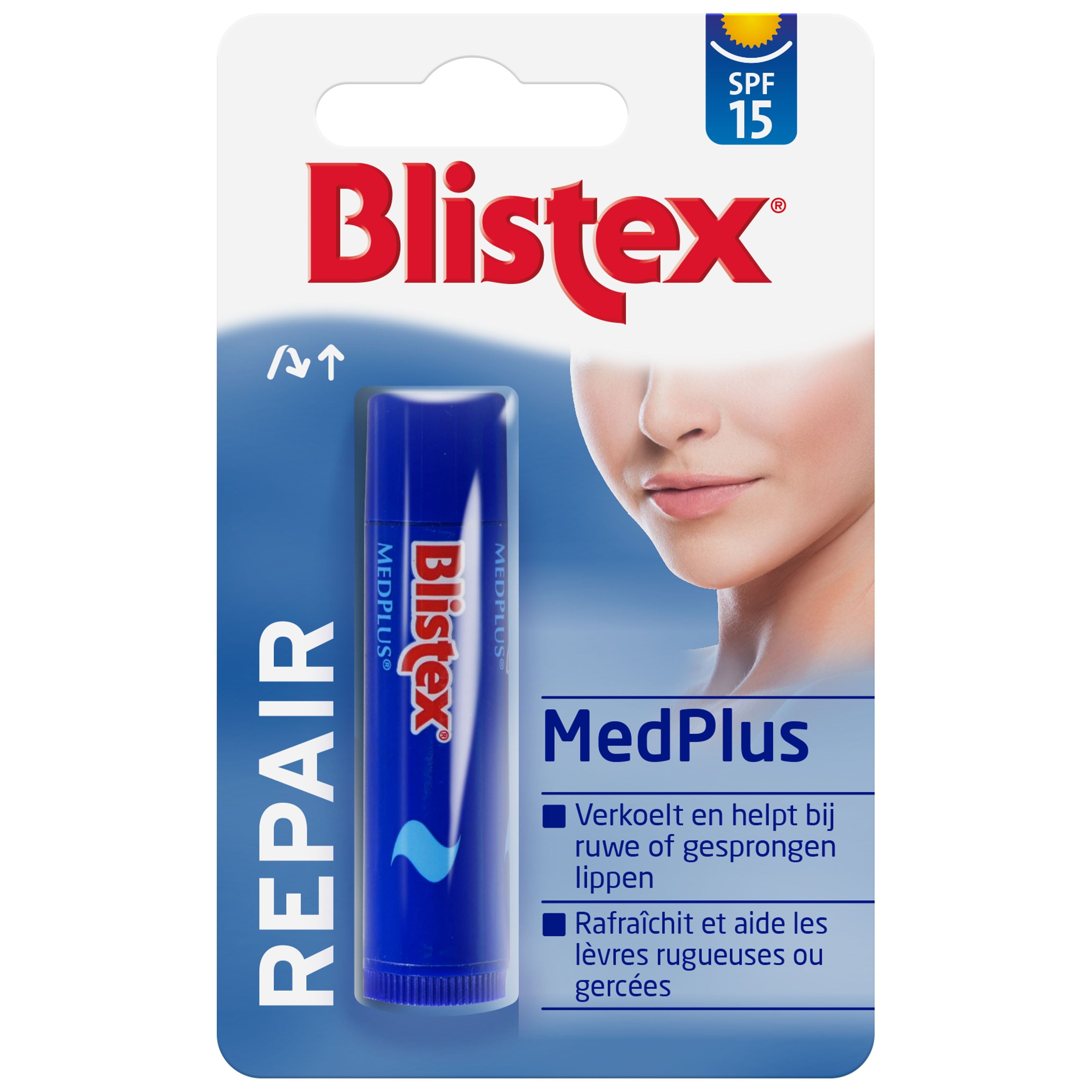 Blistex Lippenbalsem med plus stick hang 4.3 Gram
