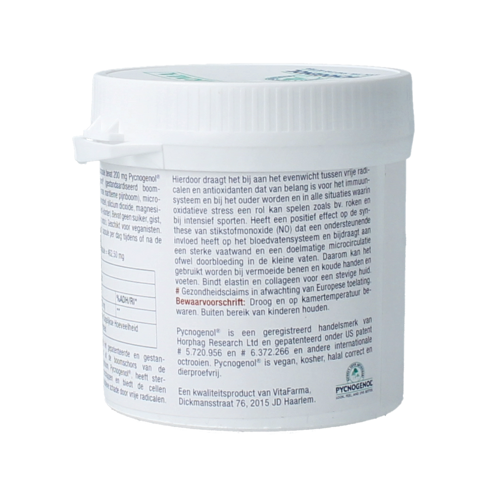 VitaFarma Pycnogenol 200 90.00 Vegetarische capsules