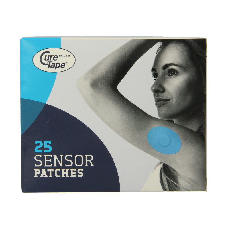 Cure Tape Sensor patch blue 25 Stuks