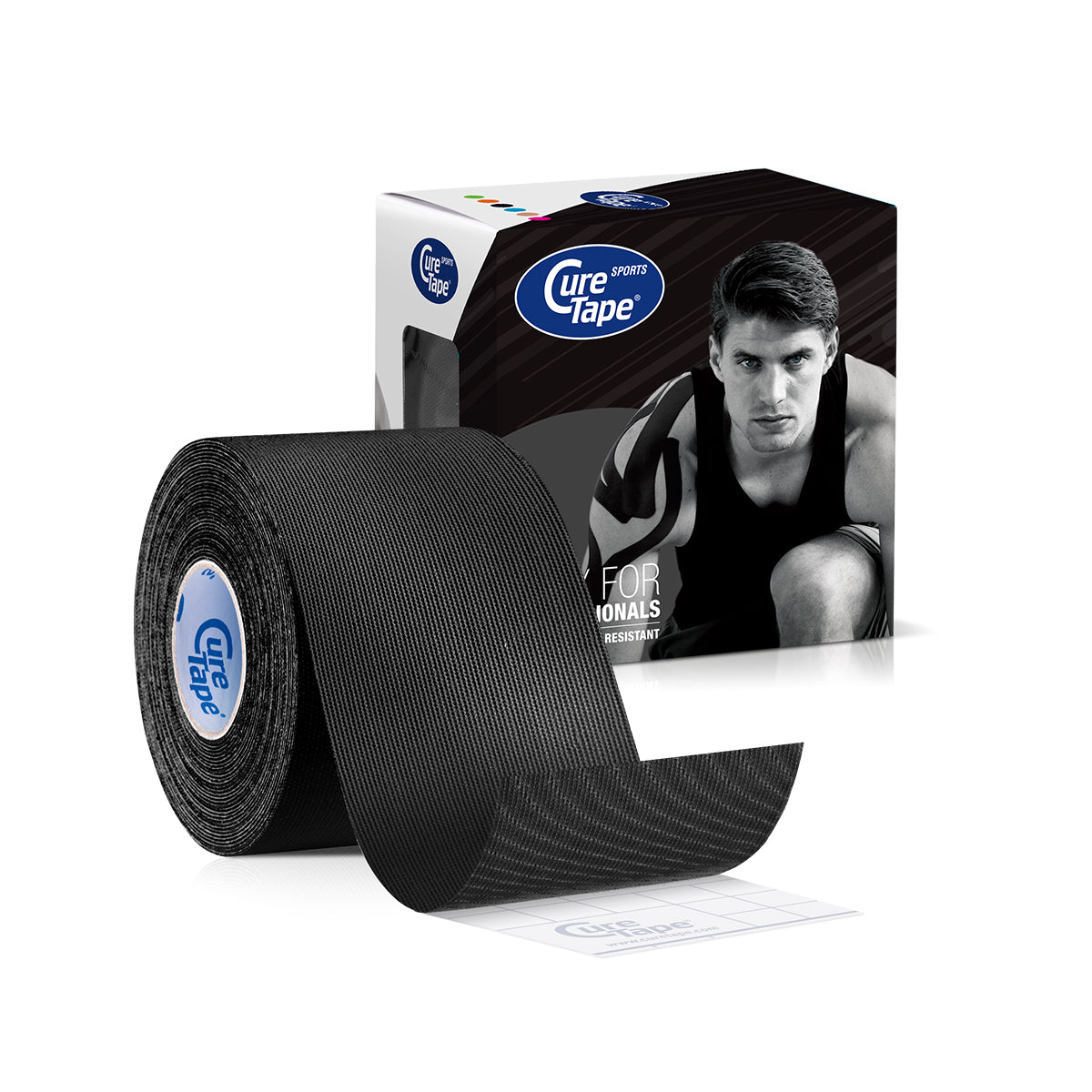 Cure Tape Sports zwart 5cm x 5m 1 Stuks