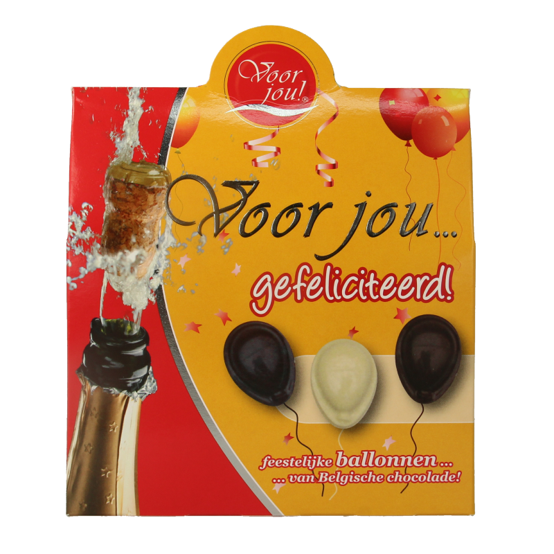 Voor Jou! Cadeau doos gefeliciteerd 100 Gram