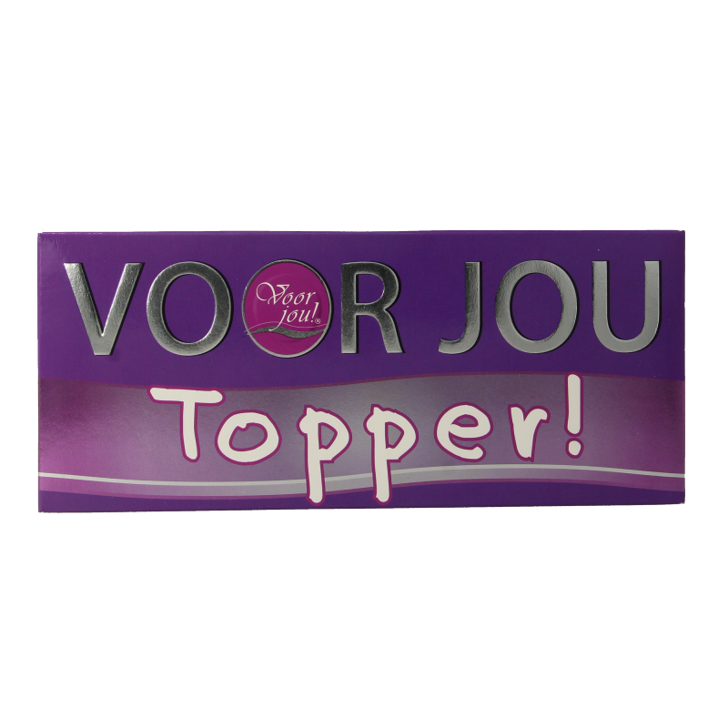 Voor Jou! Wensreep topper 70 Gram