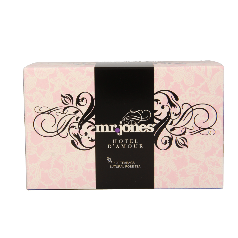 Mr. Jones Hotel d amour rozen thee bio 20 Zakjes