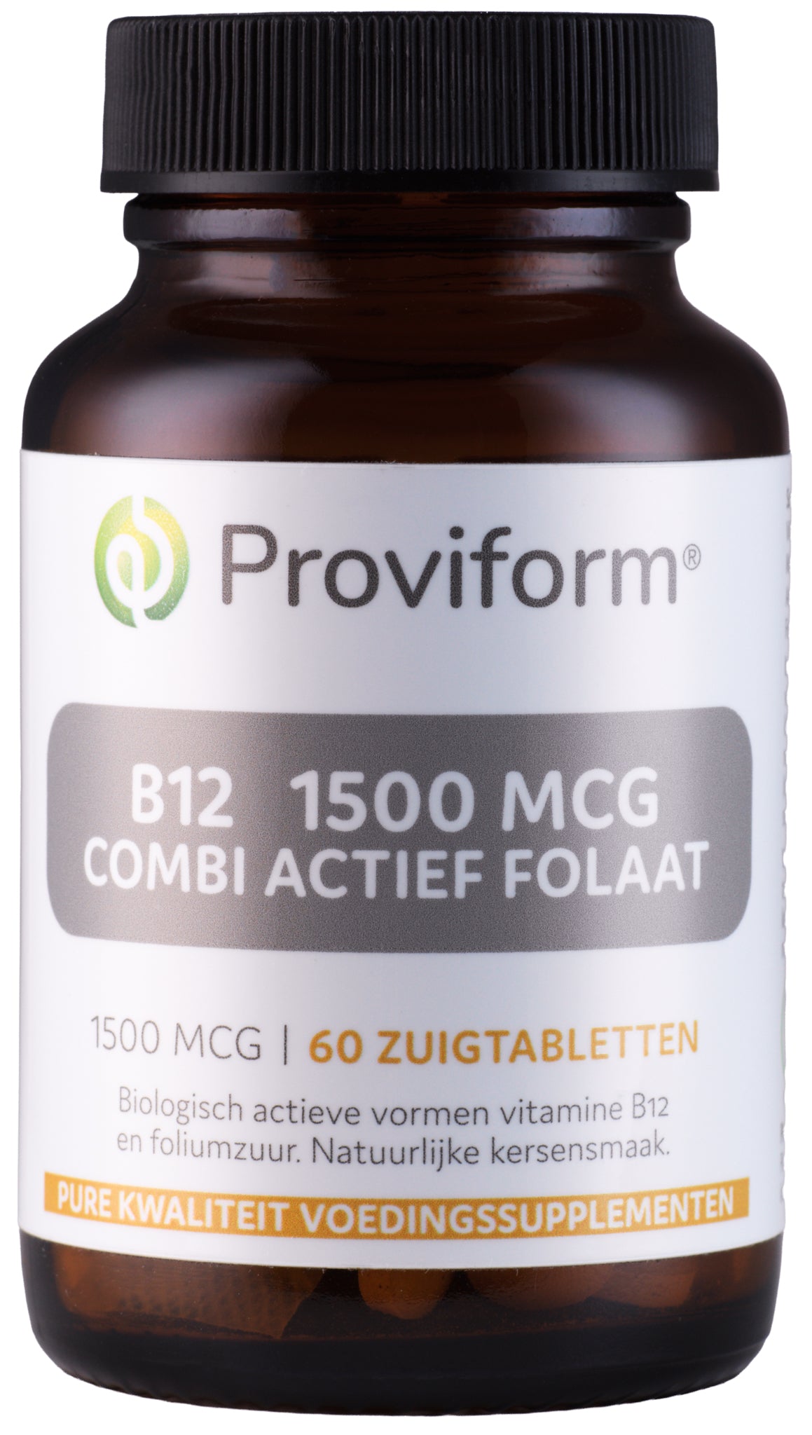 Proviform Vitamine B12 1500mcg combi actief folaat 60 Zuigtabletten