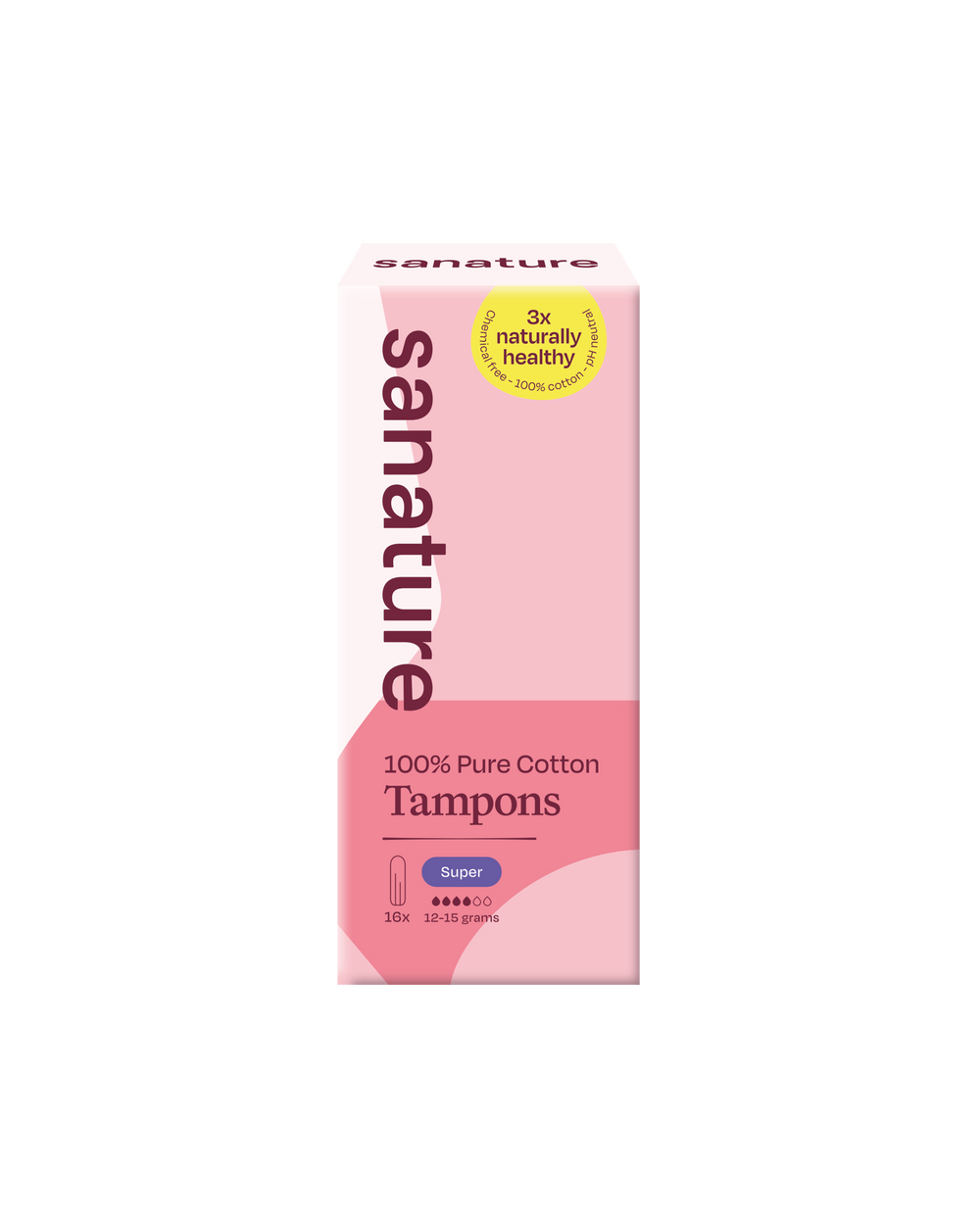 Sanature Tampons super 16.00 Stuks