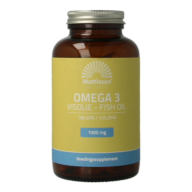 Mattisson Omega 3 visolie 18% EPA 12% DHA 1000mg 120 Capsules