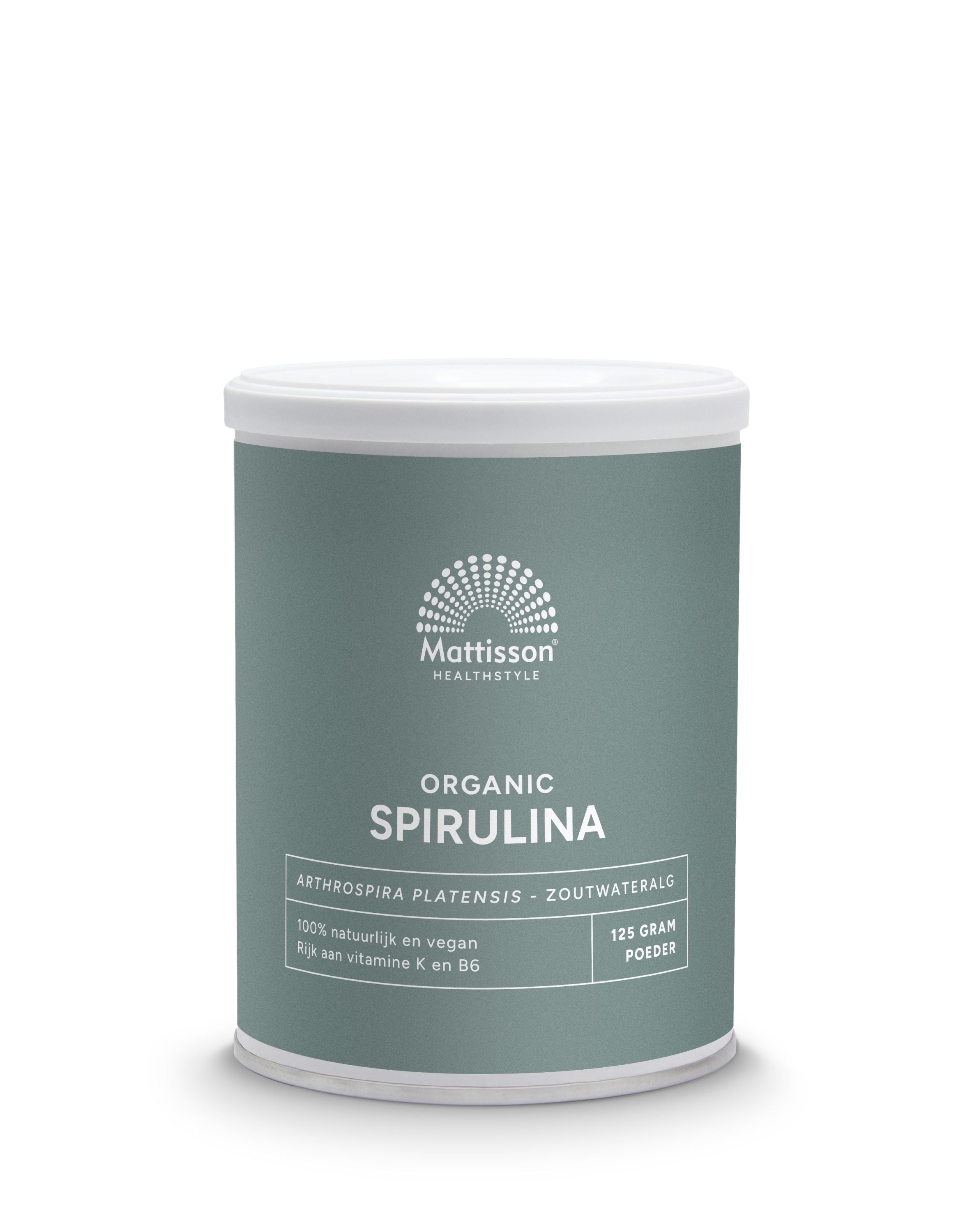 Mattisson Spirulina poeder bio 125 Gram