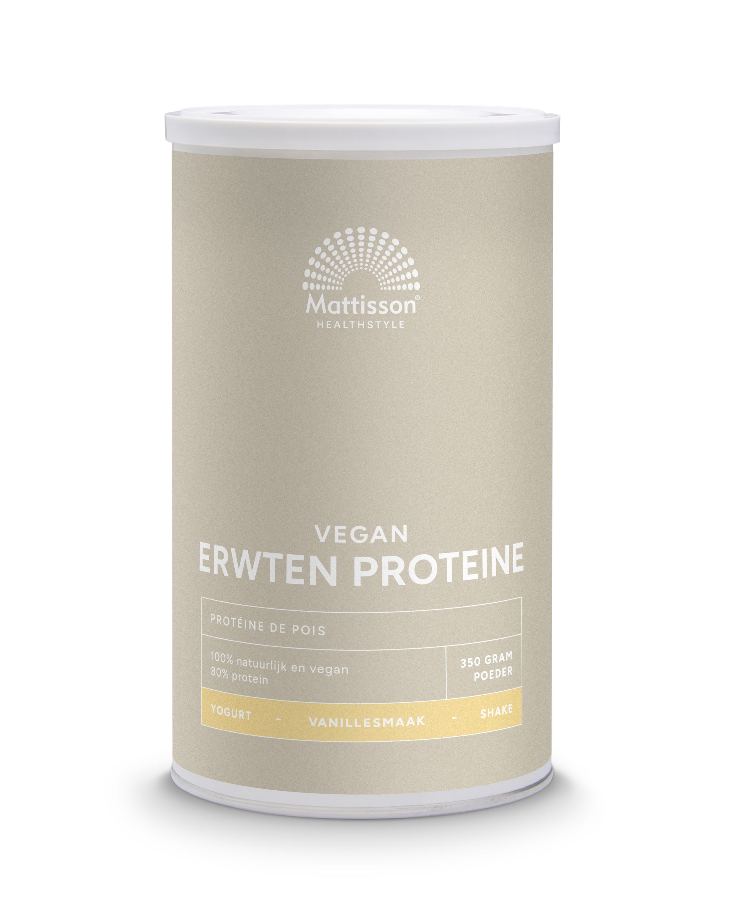Mattisson Absolute erwten proteine vanille vegan 350 Gram