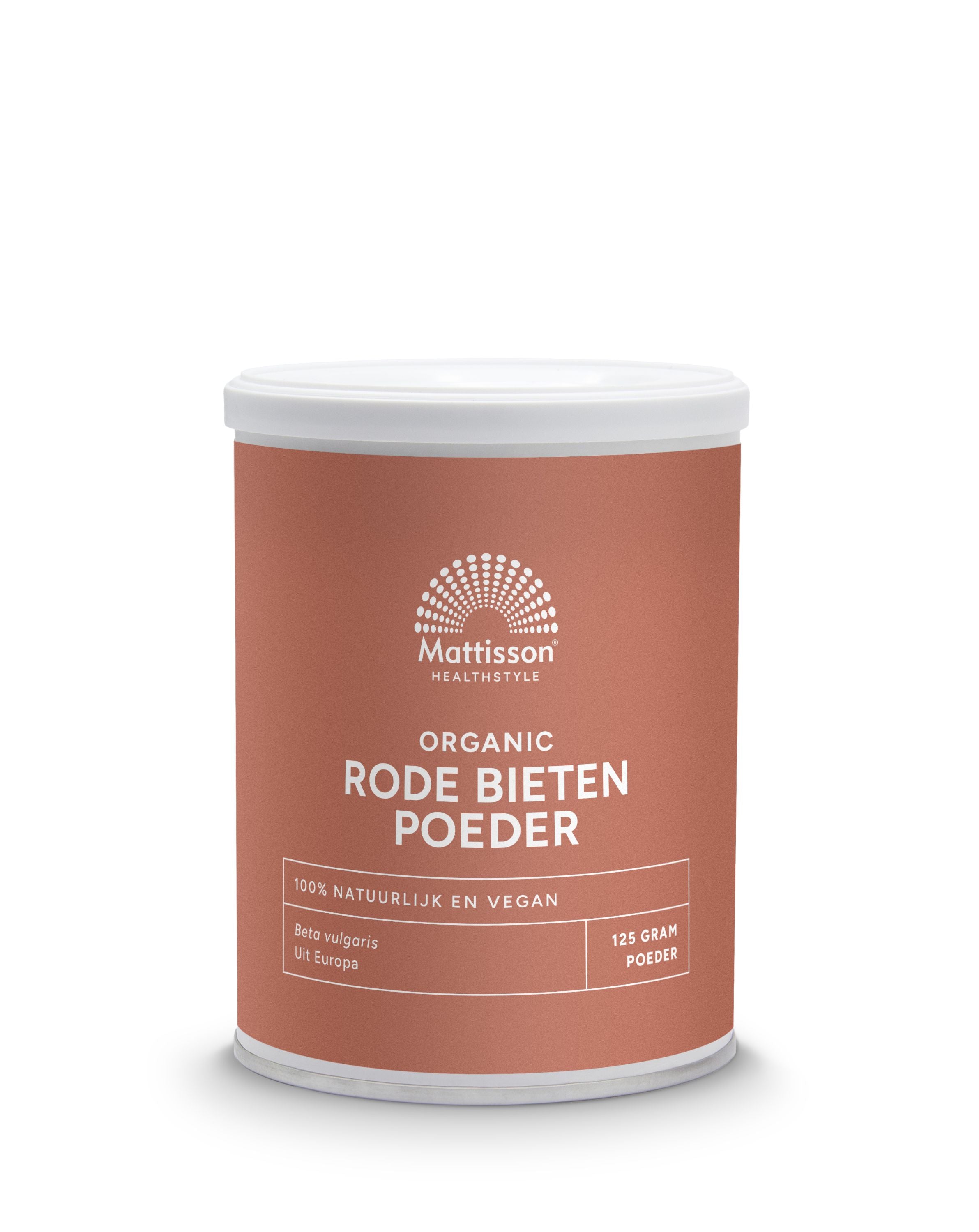 Mattisson Rode bieten poeder - beta vulgaris biologisch 125 Gram