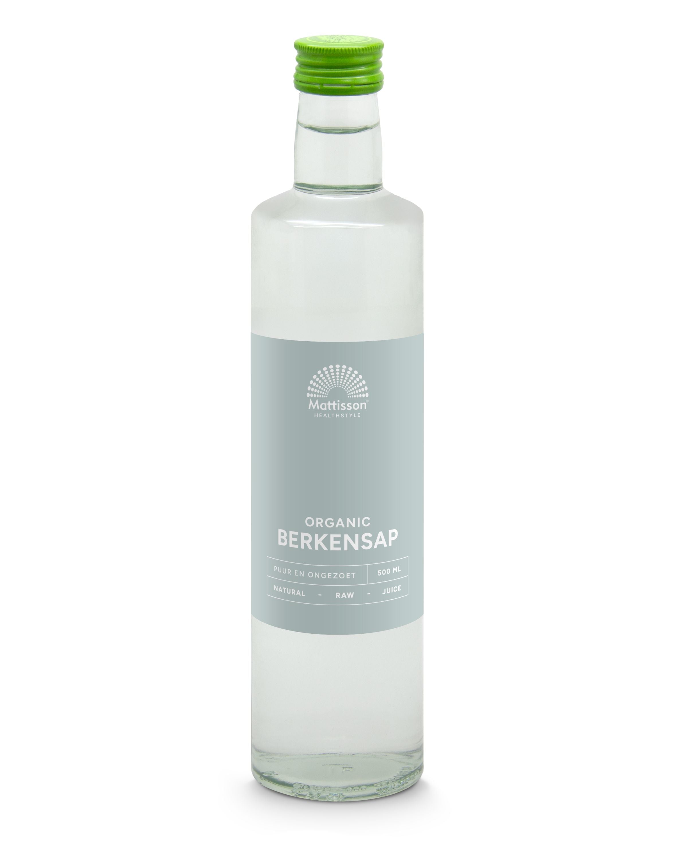 Mattisson Absolute berkensap 100% puur sap bio raw 500 Milliliter